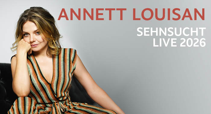 Annett Louisan: SEHNSUCHT am 23. November 2026 @ Brucknerhaus. Annett Louisan: SEHNSUCHT am 23. November 2026 @ Brucknerhaus.