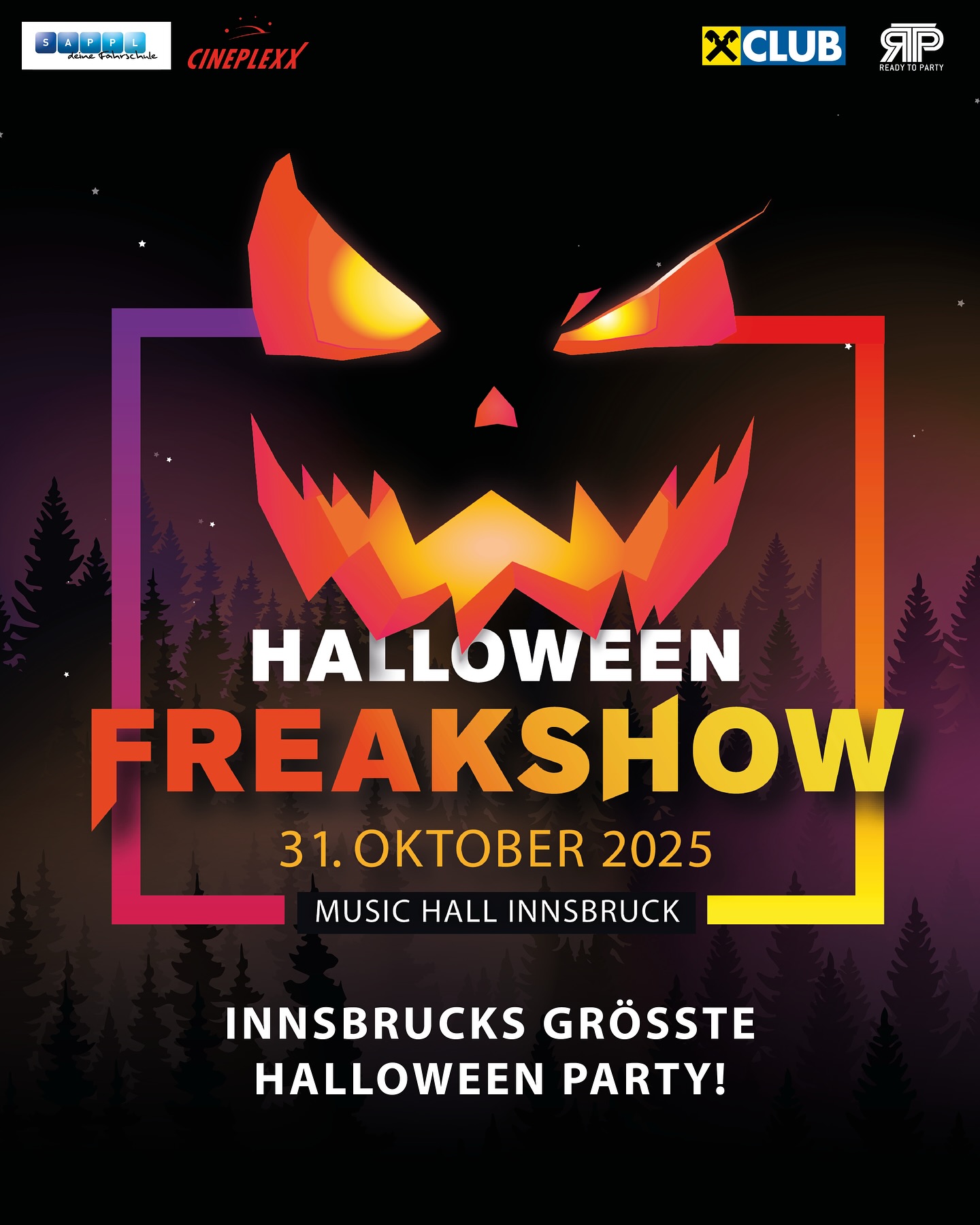 Halloween Freakshow 2025 am 31. October 2025 @ Music Hall. Halloween Freakshow 2025 am 31. October 2025 @ Music Hall.