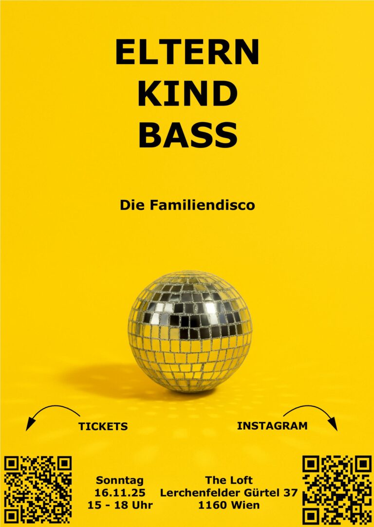 Eltern Kind Bass am 16. November 2025 @ The Loft. Eltern Kind Bass am 16. November 2025 @ The Loft.