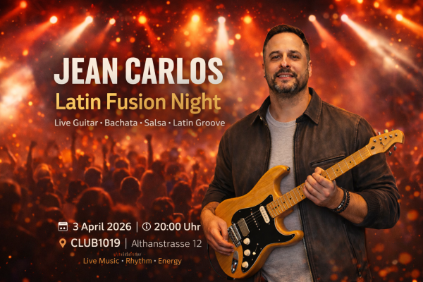 Jean Carlos am 3. April 2026 @ Club 1019.