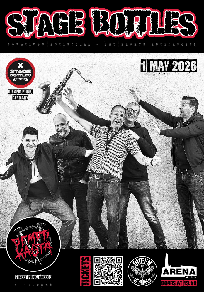 Stage Bottles am 1. May 2026 @ Arena Wien.