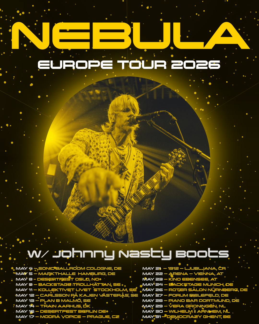 NEBULA am 22. May 2026 @ Arena Wien.