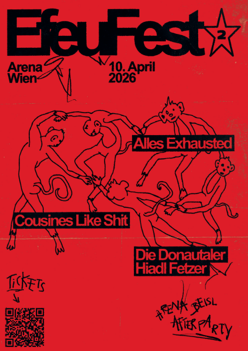 EfeuFest Nr.2 am 10. April 2026 @ Arena Wien.