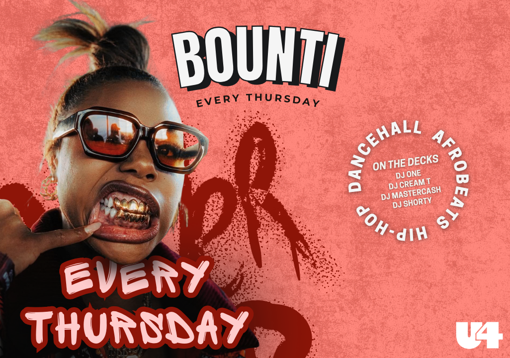BOUNTI am 2. April 2026 @ U4 Vienna.