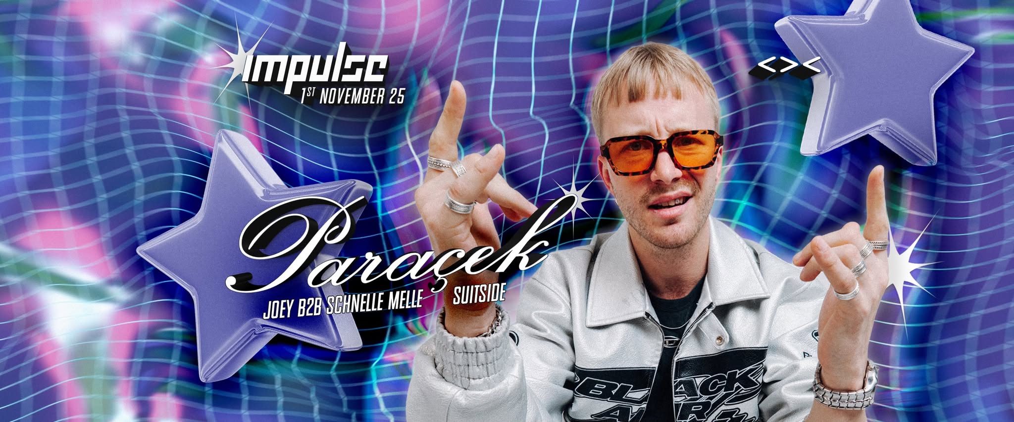 PARAÇEK // IMPULSE am 1. November 2025 @ Grelle Forelle. PARAÇEK // IMPULSE am 1. November 2025 @ Grelle Forelle.