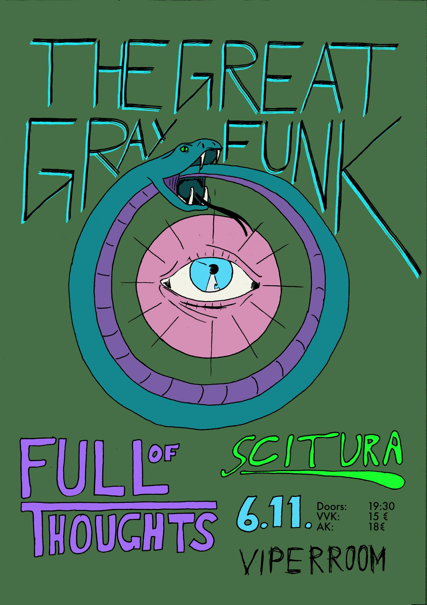 The Great Gray Funk, Full of Thoughts, Scitura am 6. November 2025 @ Viper Room.