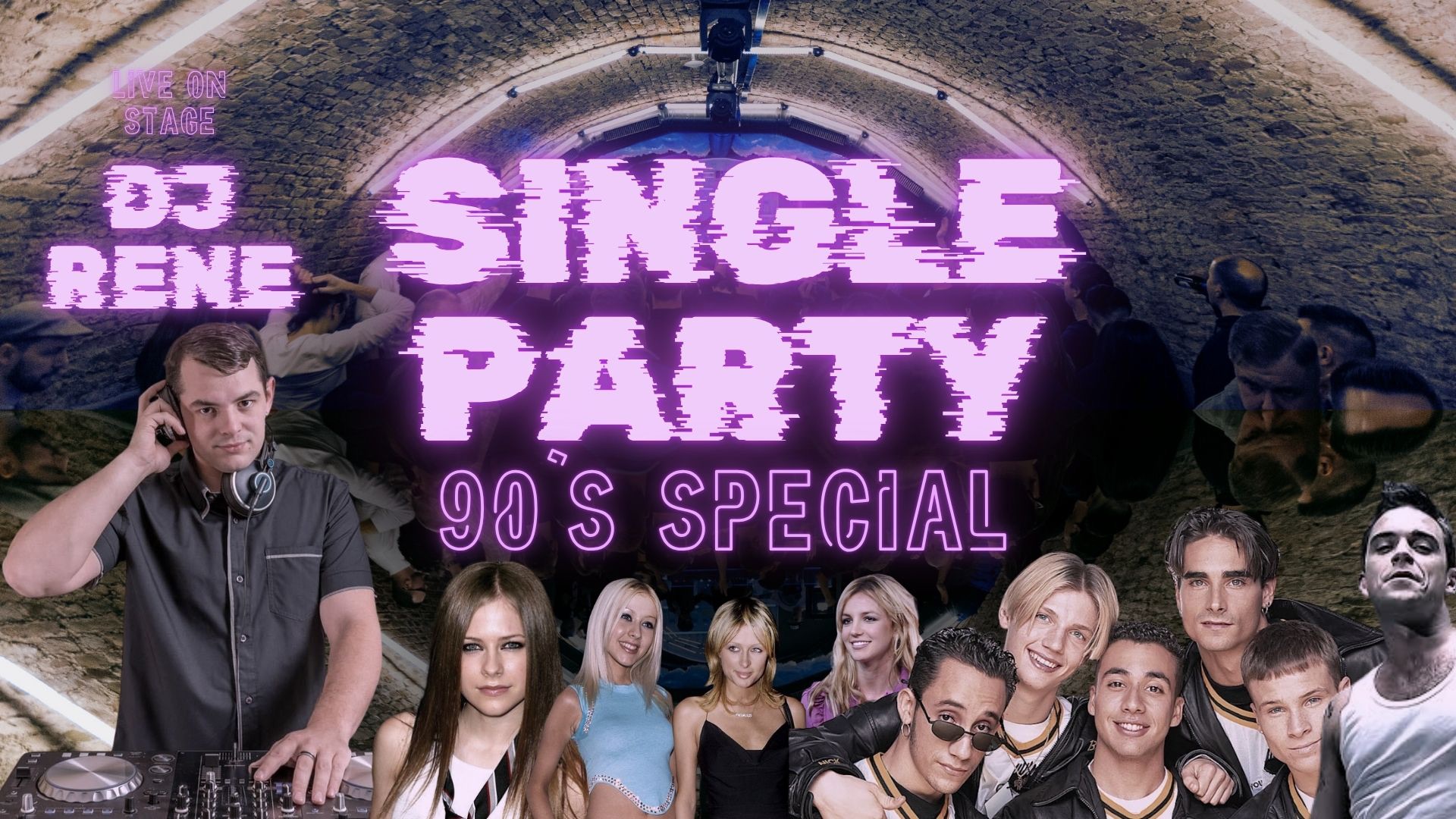 Single Party 90's Special am 14. November 2025 @ Kupferdachl.