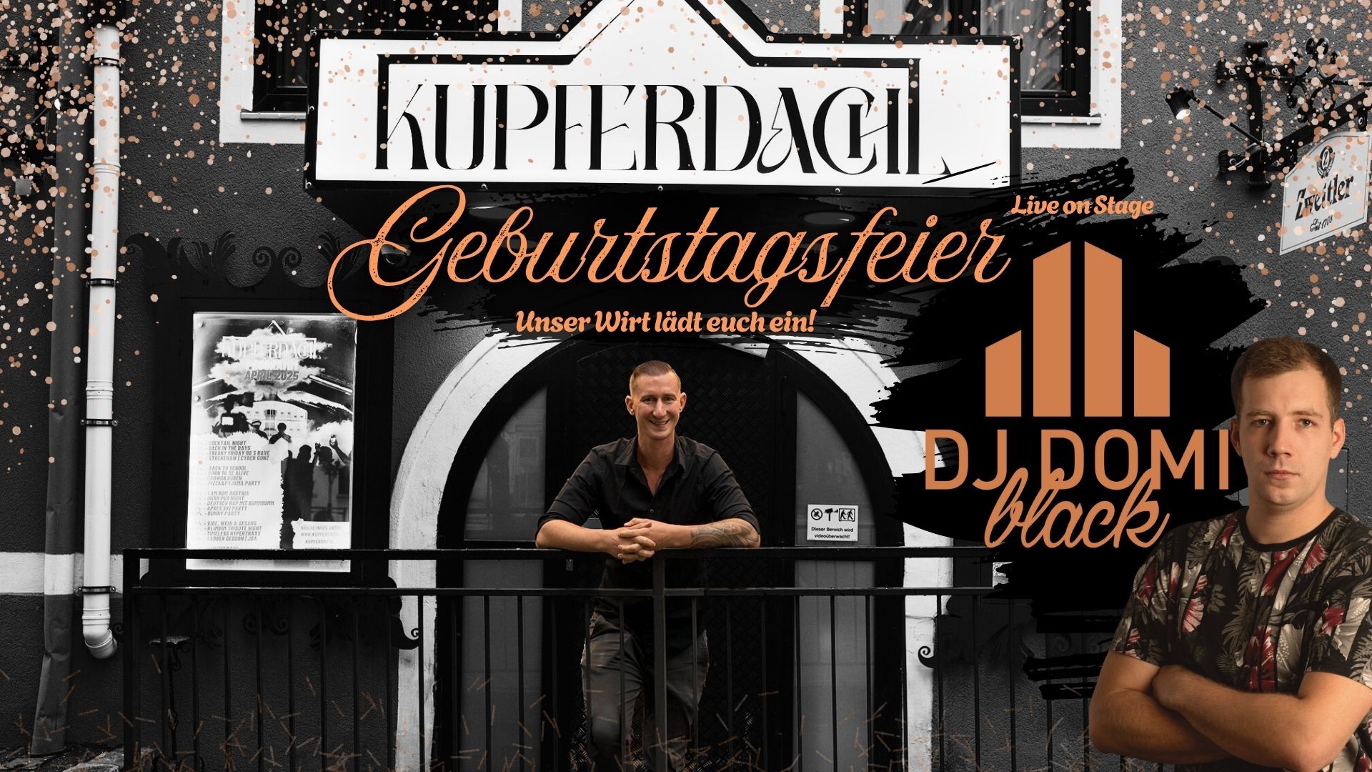 Unser Wirt feiert Geburtstag am 22. November 2025 @ Kupferdachl.