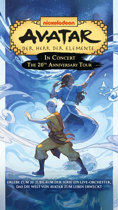 AVATAR: Der Herr der Elemente am 19. March 2026 @ Wiener Stadthalle.