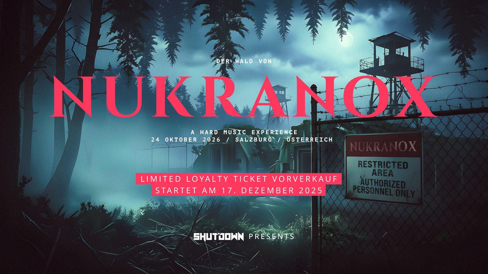 NUKRANOX 2026 am 24. October 2026 @ Messezentrum Salzburg.