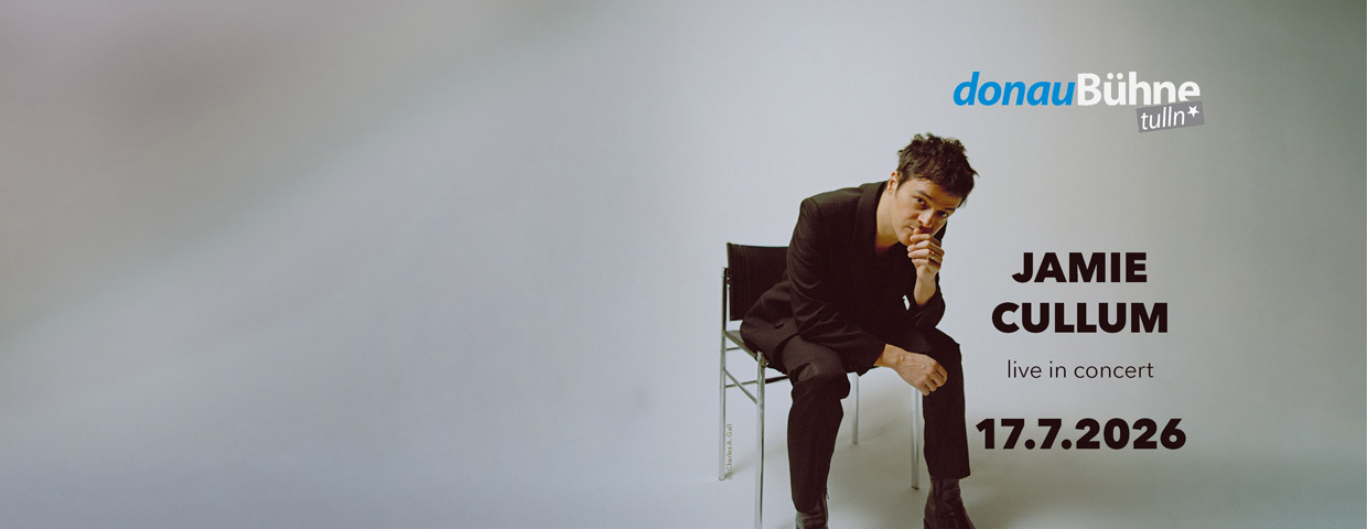 Jamie Cullum am 17. July 2026 @ Donaubühne Tulln.