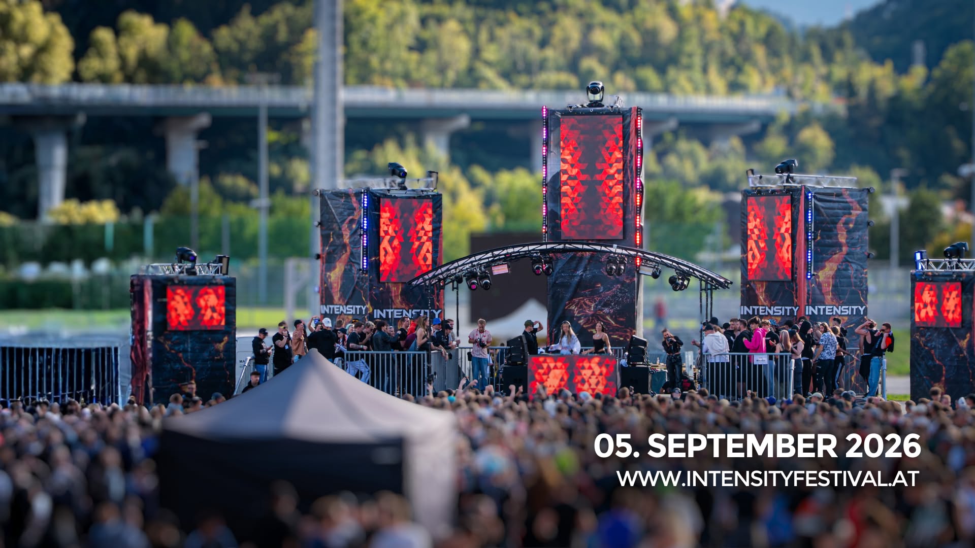 Intensity Open Air Festival 2026 am 5. September 2026 @ Olympiaworld Innsbruck.