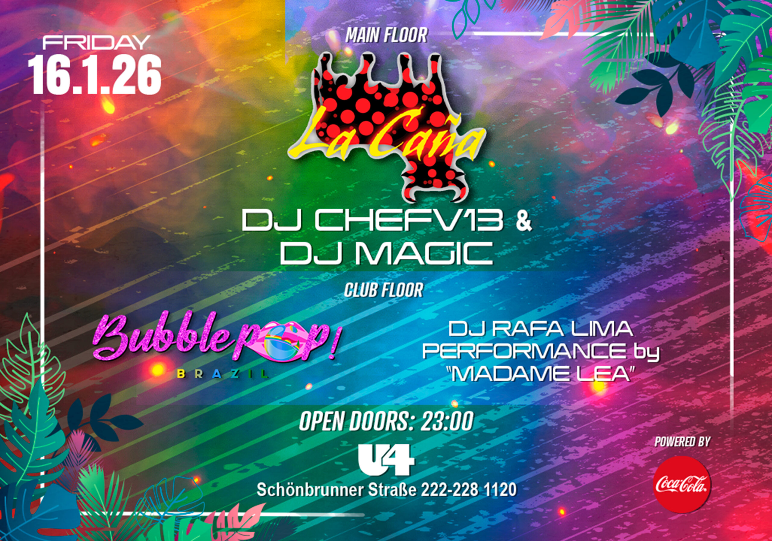 LA CAÑA am 16. January 2026 @ U4 Vienna.