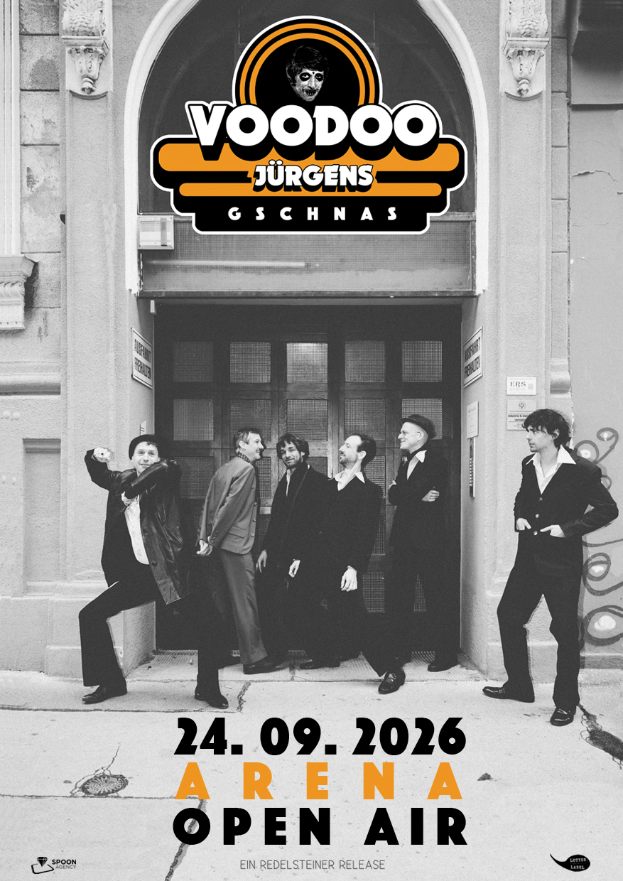 Voodoo Jürgens am 24. September 2026 @ Arena Wien - Open Air.