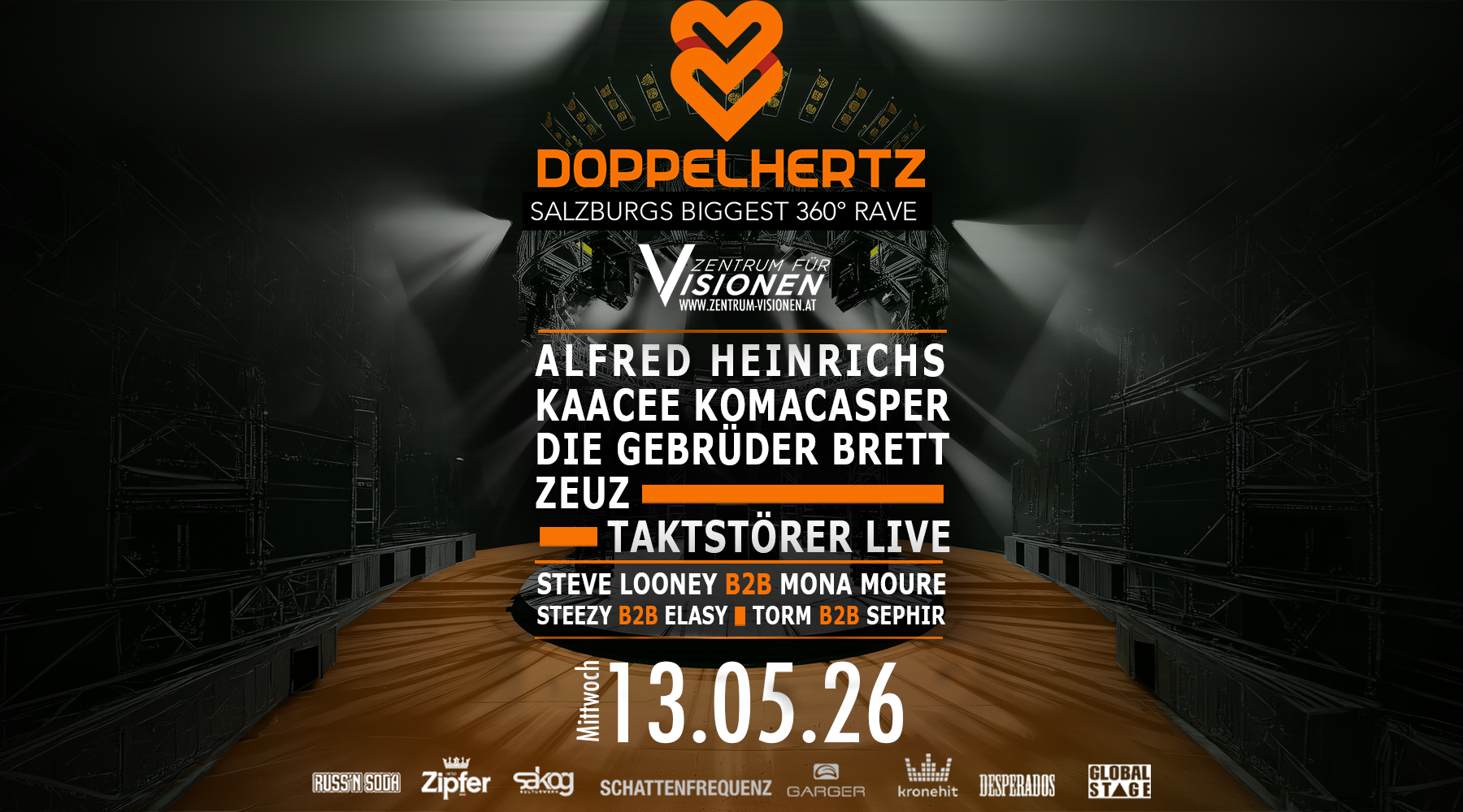 DOPPELHERTZ am 13. May 2026 @ Zentrum für Visionen.