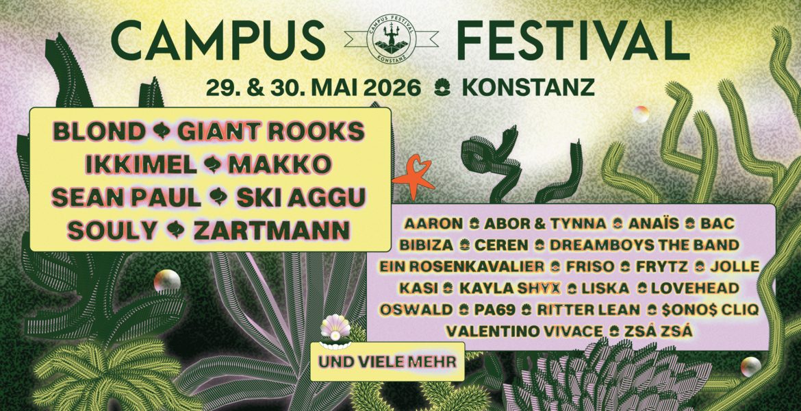 Campus Festival Konstanz 2026 am 29. May 2026 @ Bodenseestadion.