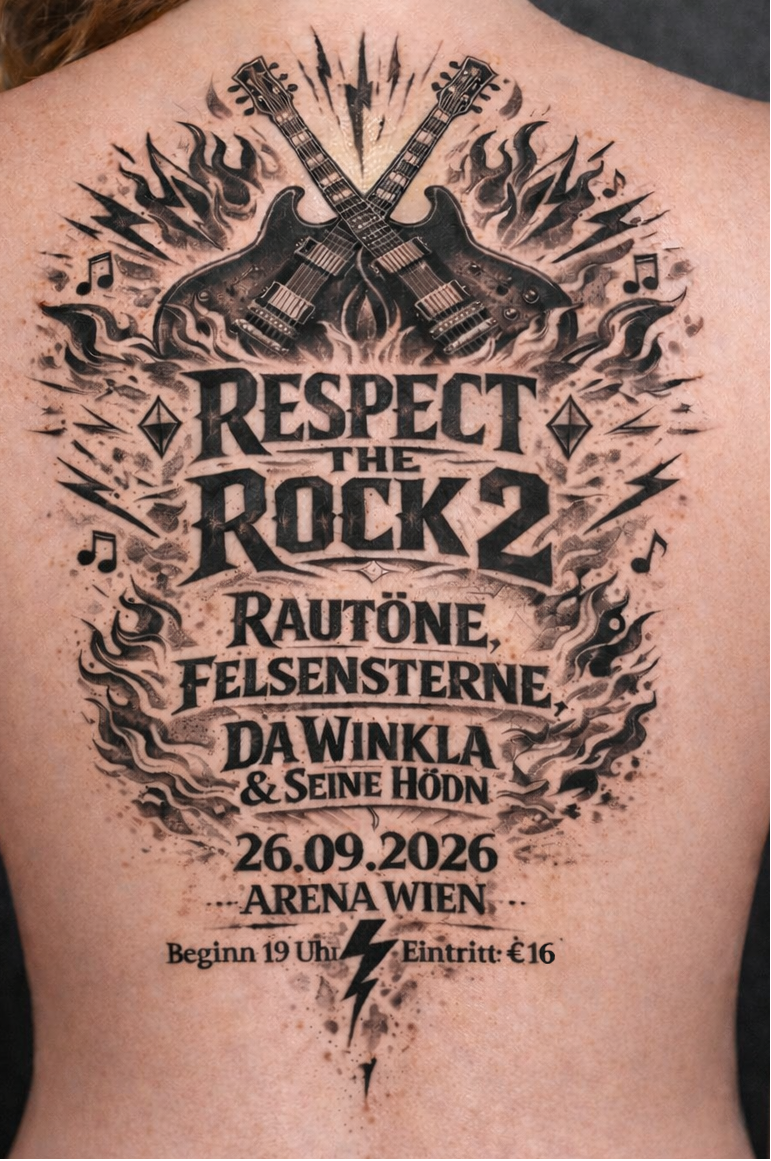 RESPECT THE ROCK VOL. 2 am 26. September 2026 @ Arena Wien.