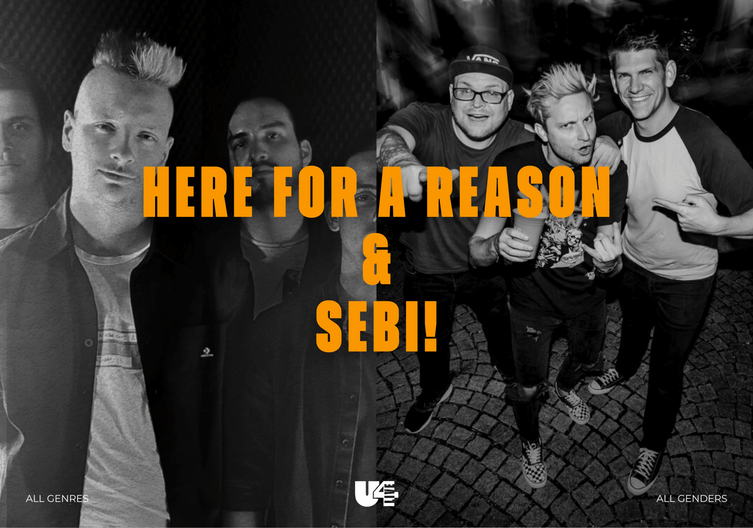 Here For A Reason + SEBi! LIVE am 29. May 2026 @ U4 Vienna.