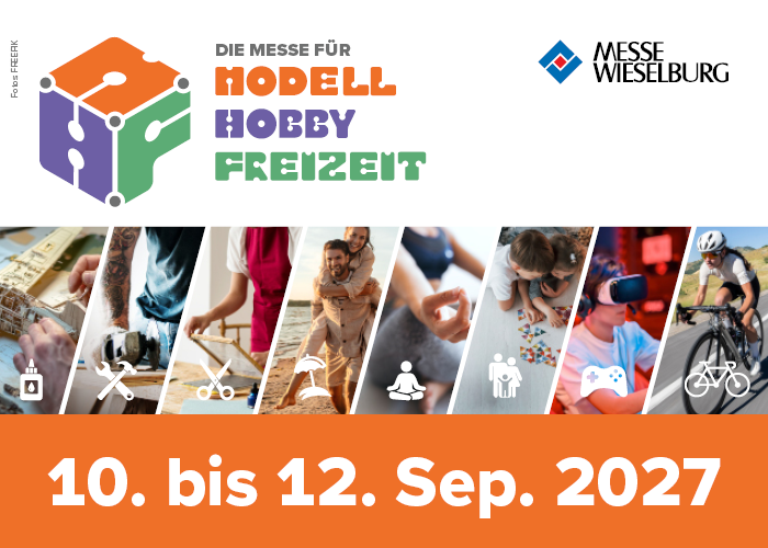 Modell Hobby Freizeit 2027 am 10. September 2027 @ Messe Wieselburg.