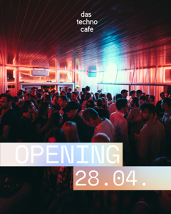 Das Techno Cafe - 30 Jahre Dienstag am 28. April 2026 @ Volksgarten Pavillon.