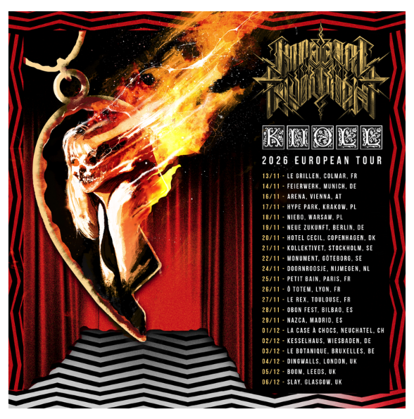 IMPERIAL TRIUMPHANT am 16. November 2026 @ Arena Wien.