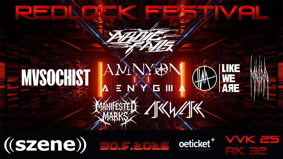 Redlock Festival #3 am 30. May 2026 @ Szene Wien.