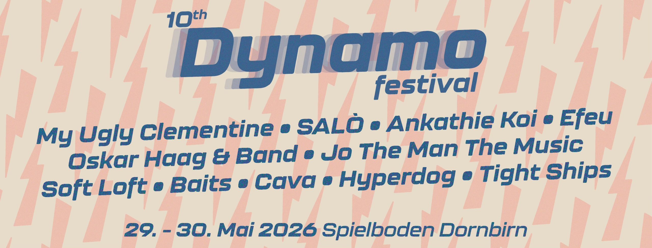 Dynamo Festival 2026 am 29. May 2026 @ Spielboden.