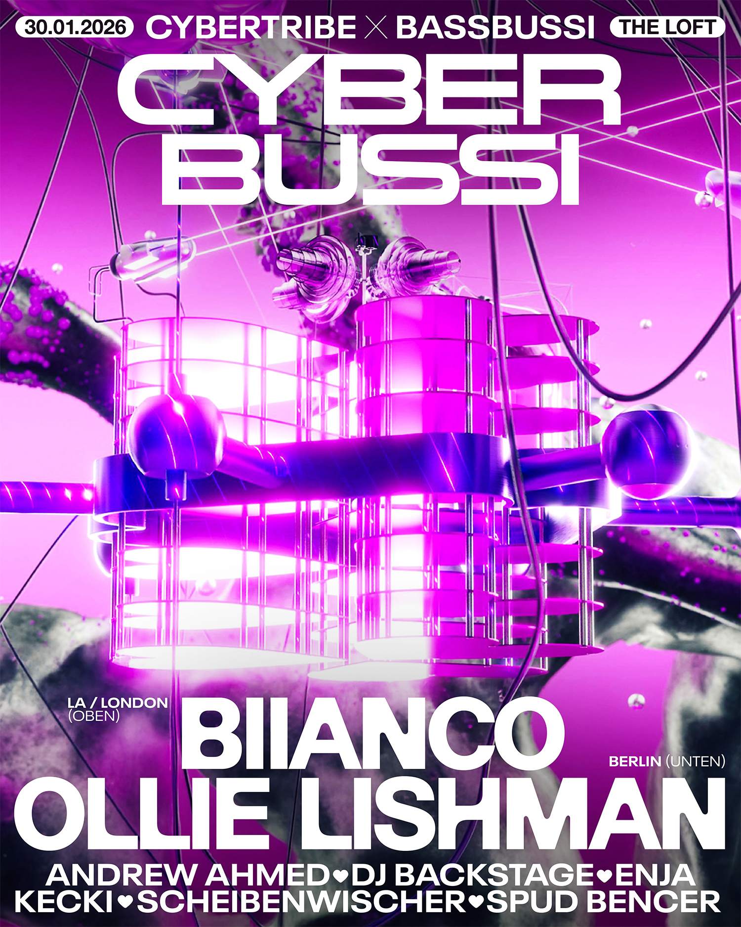 CYBERBUSSI am 30. January 2026 @ The Loft.