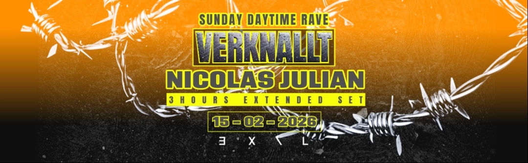 VERKNALLT DAYTIME RAVE am 15. February 2026 @ EXIL.