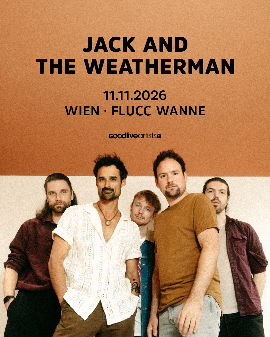Jack and the Weatherman am 11. November 2026 @ Flucc.
