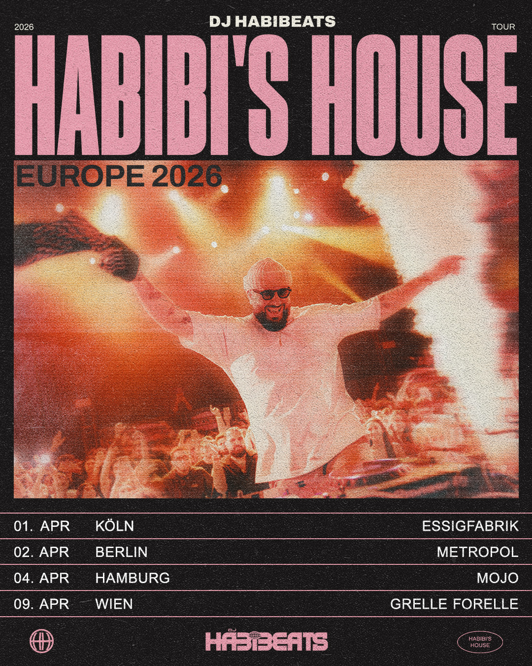 DJ Habibeats am 9. April 2026 @ Grelle Forelle.