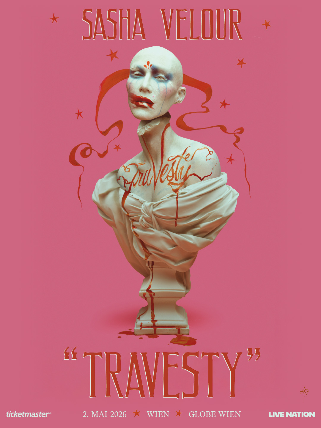 Sasha Velour am 2. May 2026 @ Globe Wien.