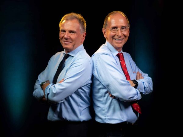 Armin Wolf und Peter Filzmaier am 28. May 2026 @ Burghof Klagenfurt.