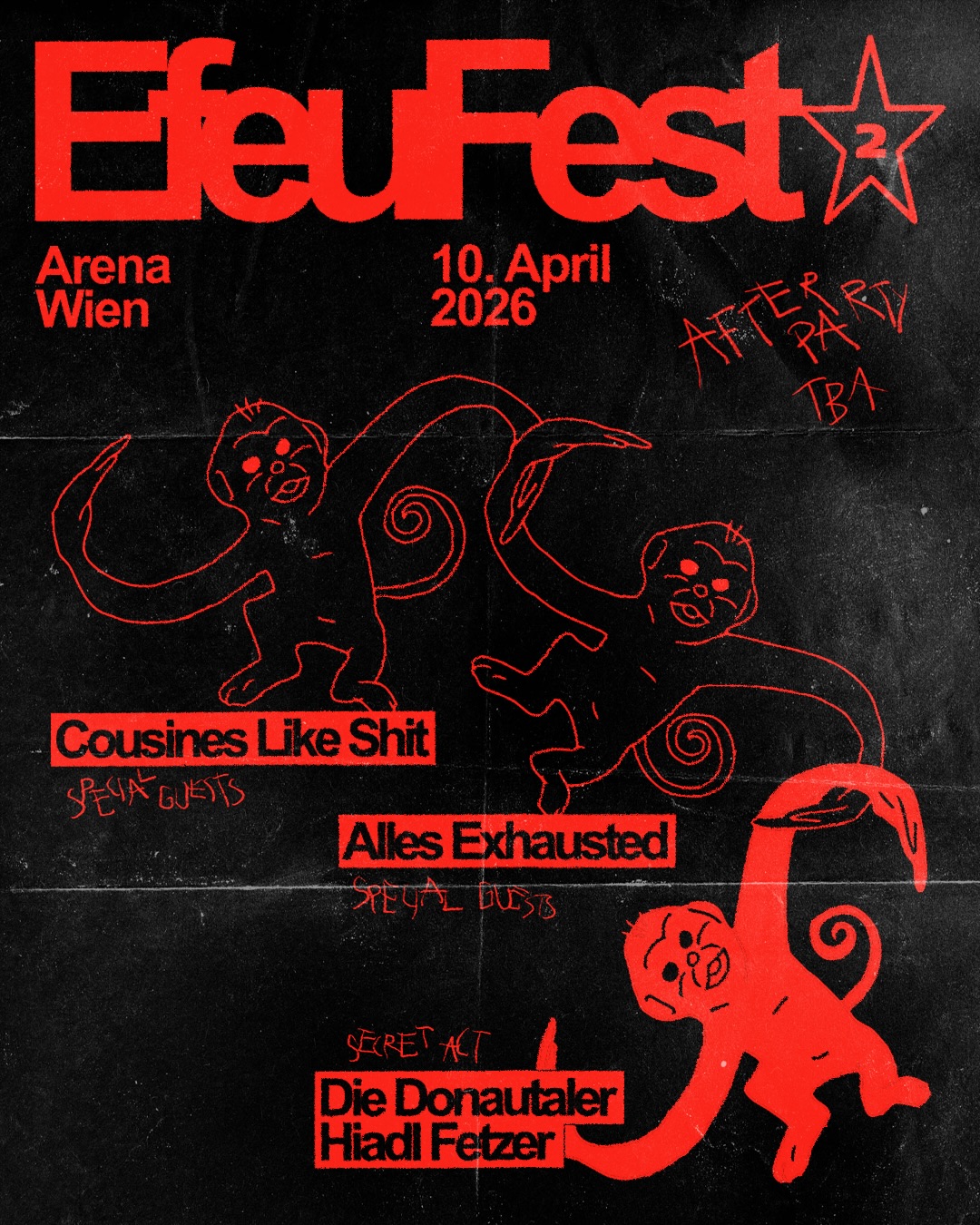 EfeuFest Nr.2 am 10. April 2026 @ Arena Wien.