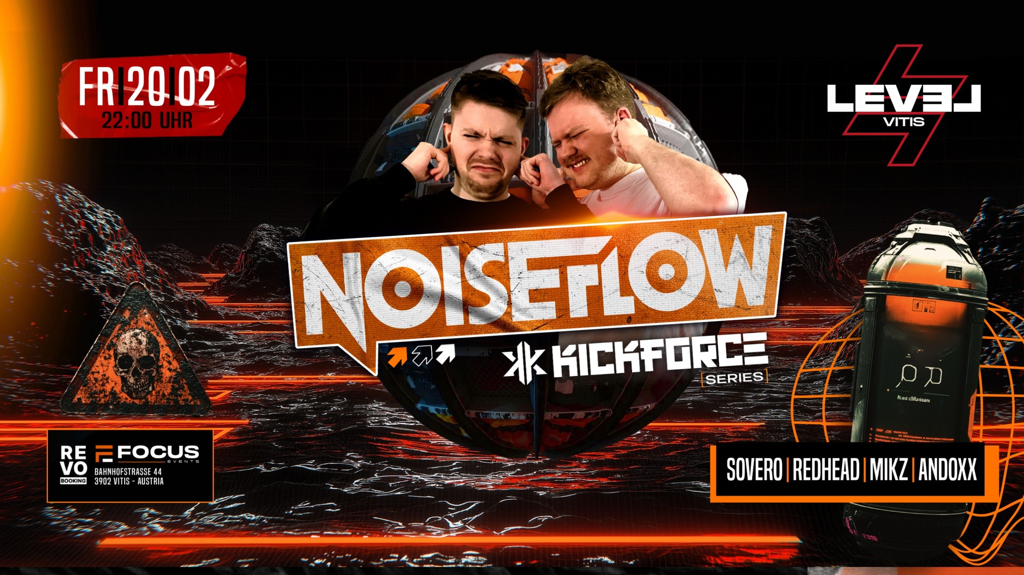 NOISEFLOW am 20. February 2026 @ LEVEL Vitis.