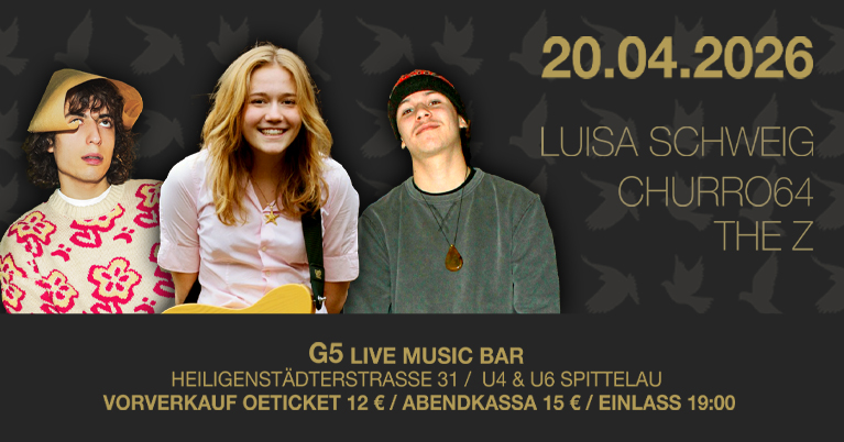 luisa schweig - CHURRO 64 - The Z am 20. April 2026 @ G5 Live-Music-Bar.