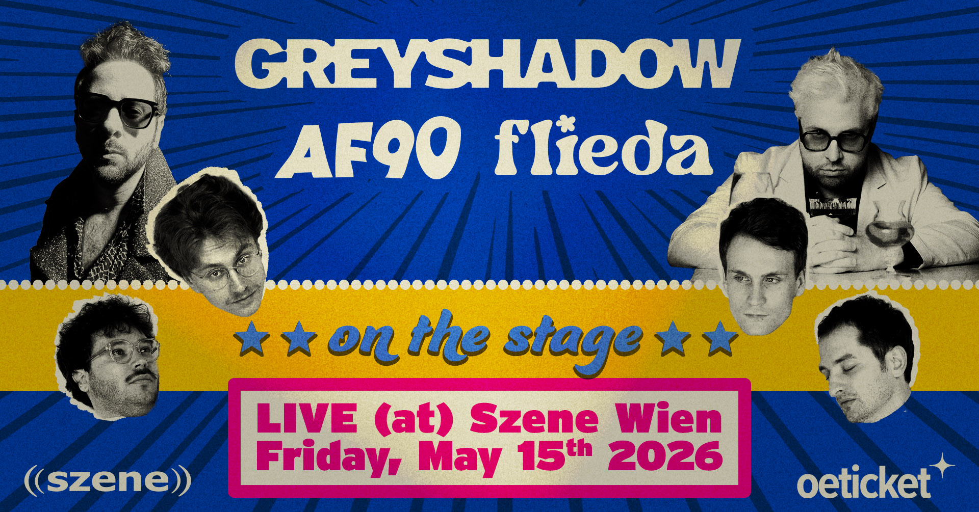 GREYSHADOW | AF90 | FLIEDA am 15. May 2026 @ Szene Wien.