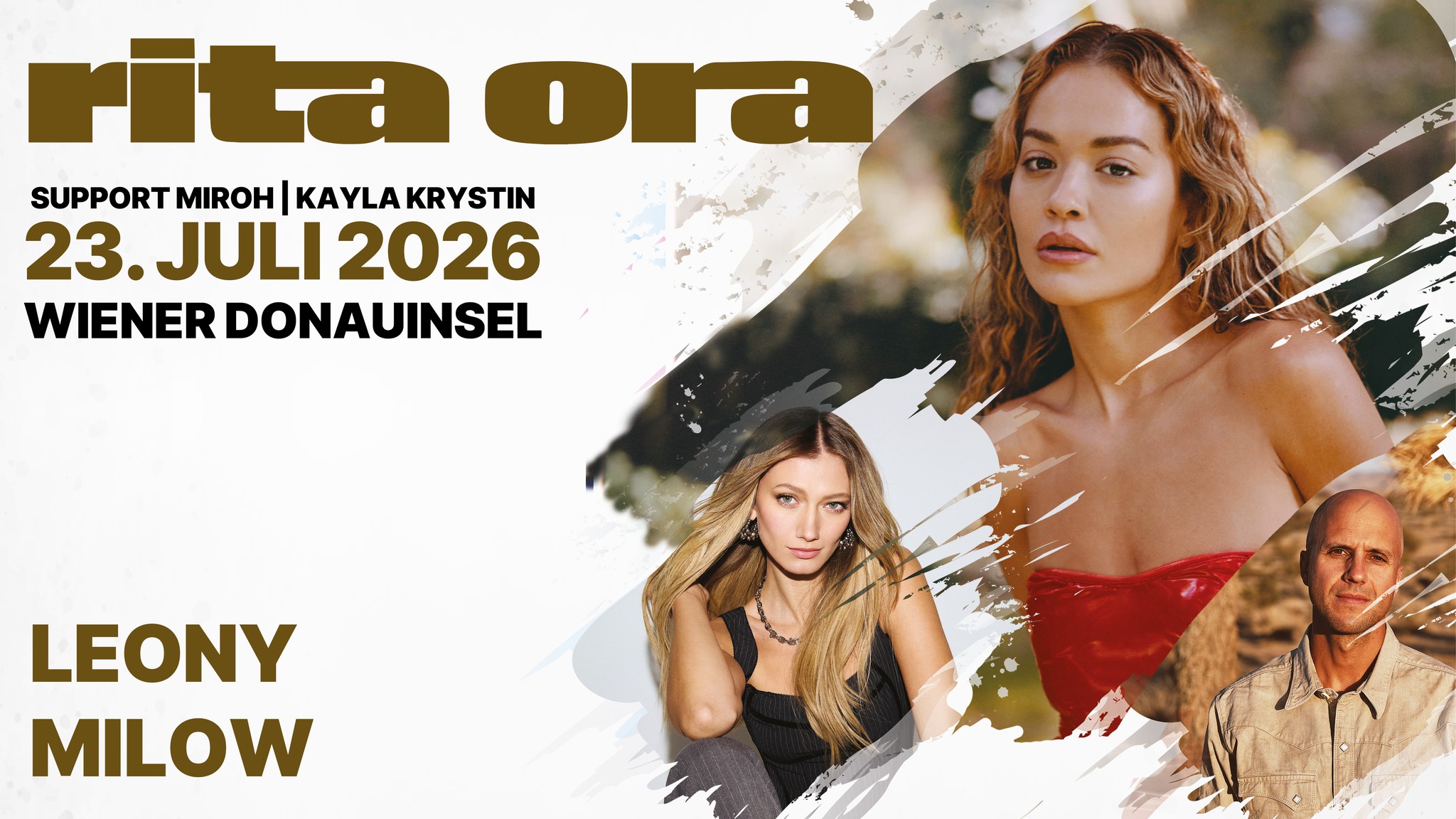 RITA ORA am 23. July 2026 @ Donauinsel.