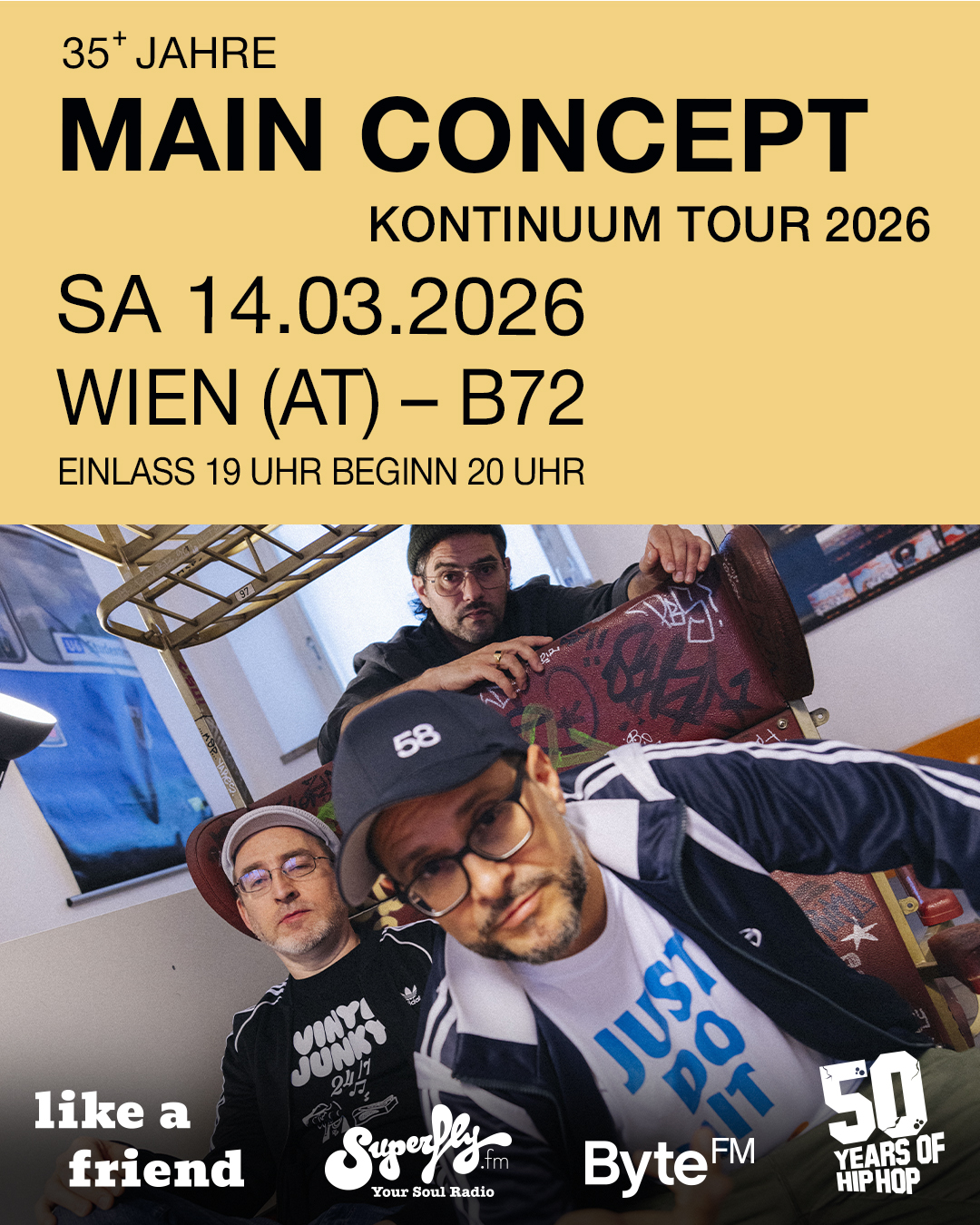 Main Concept am 14. March 2026 @ B72.