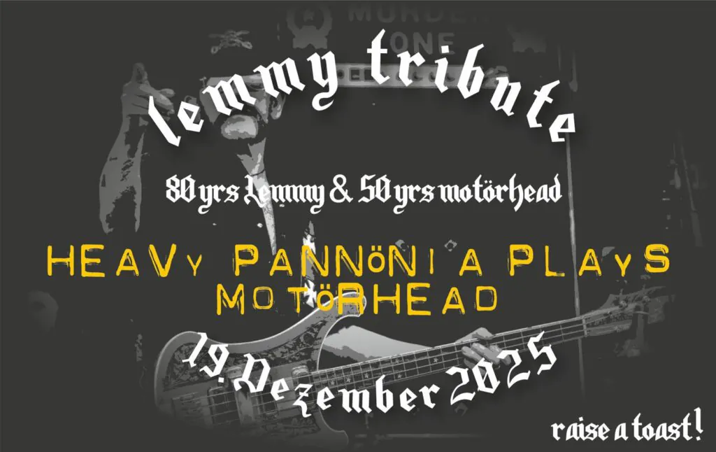 Lemmy Tribute am 19. December 2025 @ CSELLO Mühle Oslip. Lemmy Tribute am 19. December 2025 @ CSELLO Mühle Oslip.
