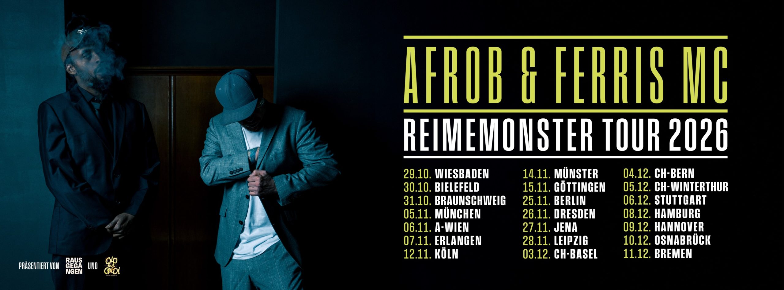 Afrob & Ferris MC am 6. November 2026 @ Flex.