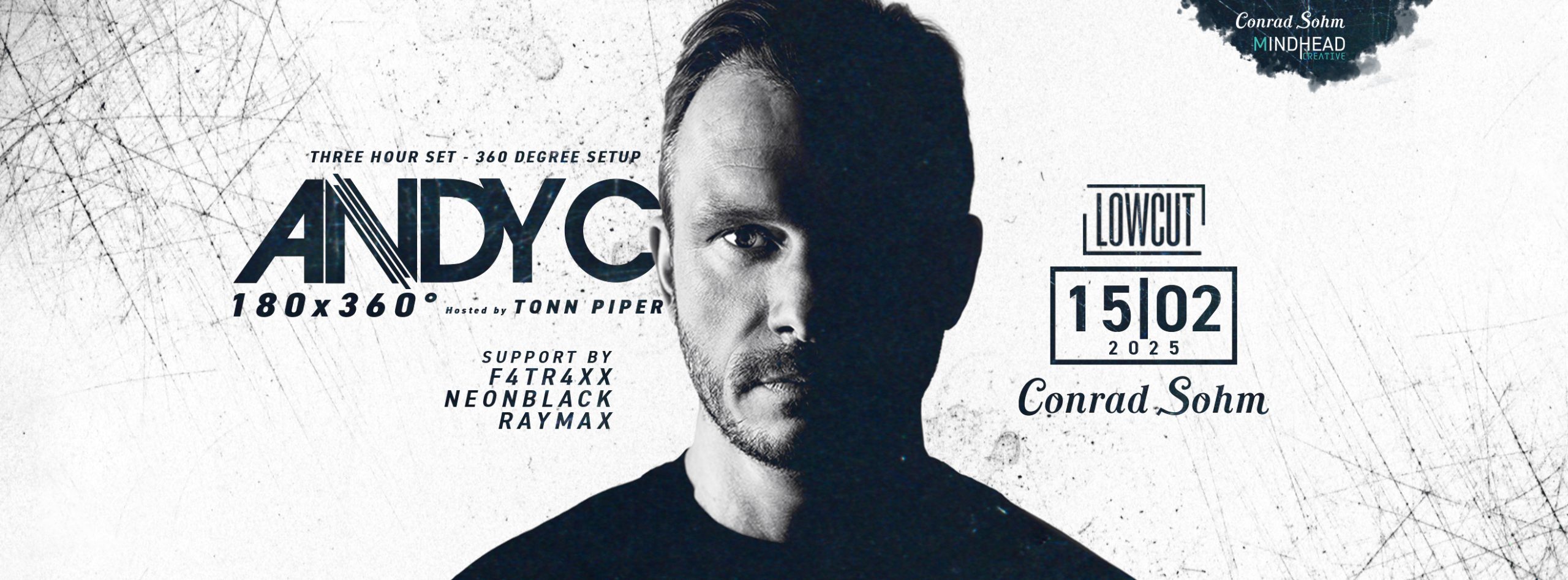 Andy C am 15. February 2025 @ Conrad Sohm. Andy C am 15. February 2025 @ Conrad Sohm.