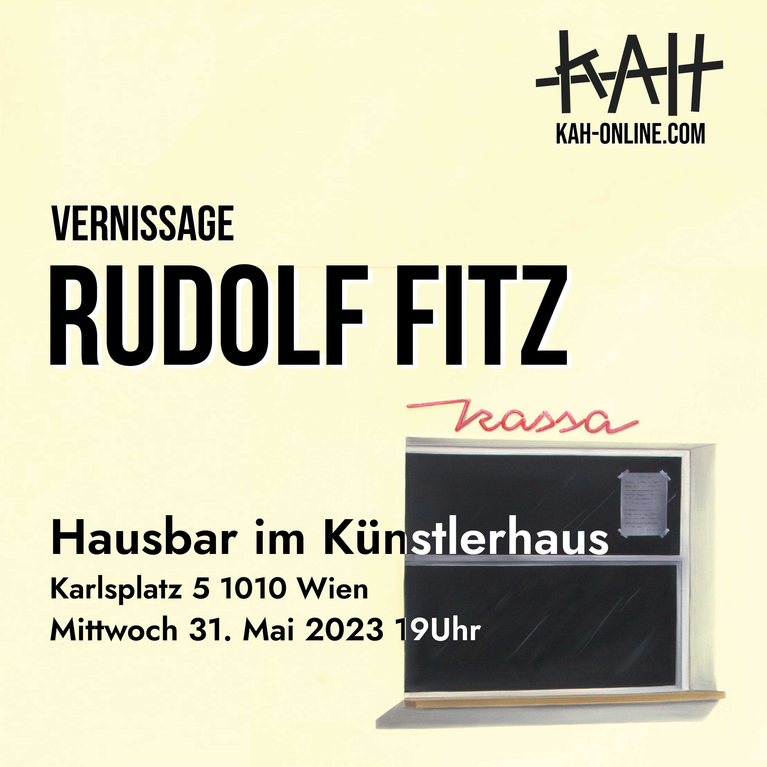 Vernissage Rudolf Fitz // pres. by Kunst ab Hinterhof am 31. May 2023 @ Vienna Künstlerhaus.