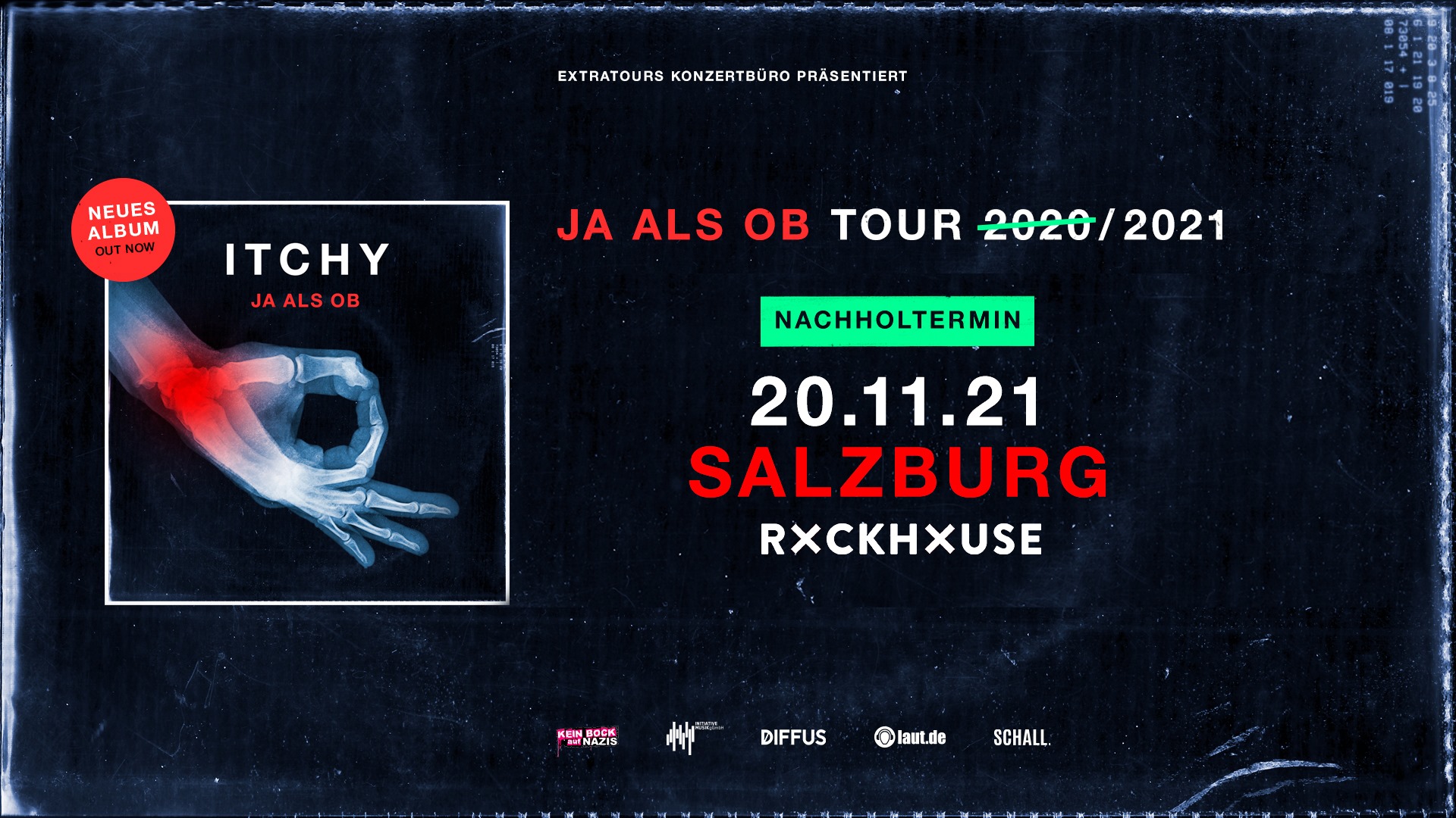 Itchy am 18. December 2020 @ Rockhouse Salzburg.