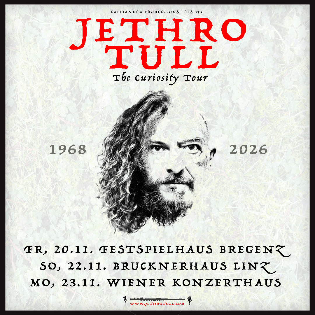 Jethro Tull am 23. November 2026 @ Wiener Konzerthaus.