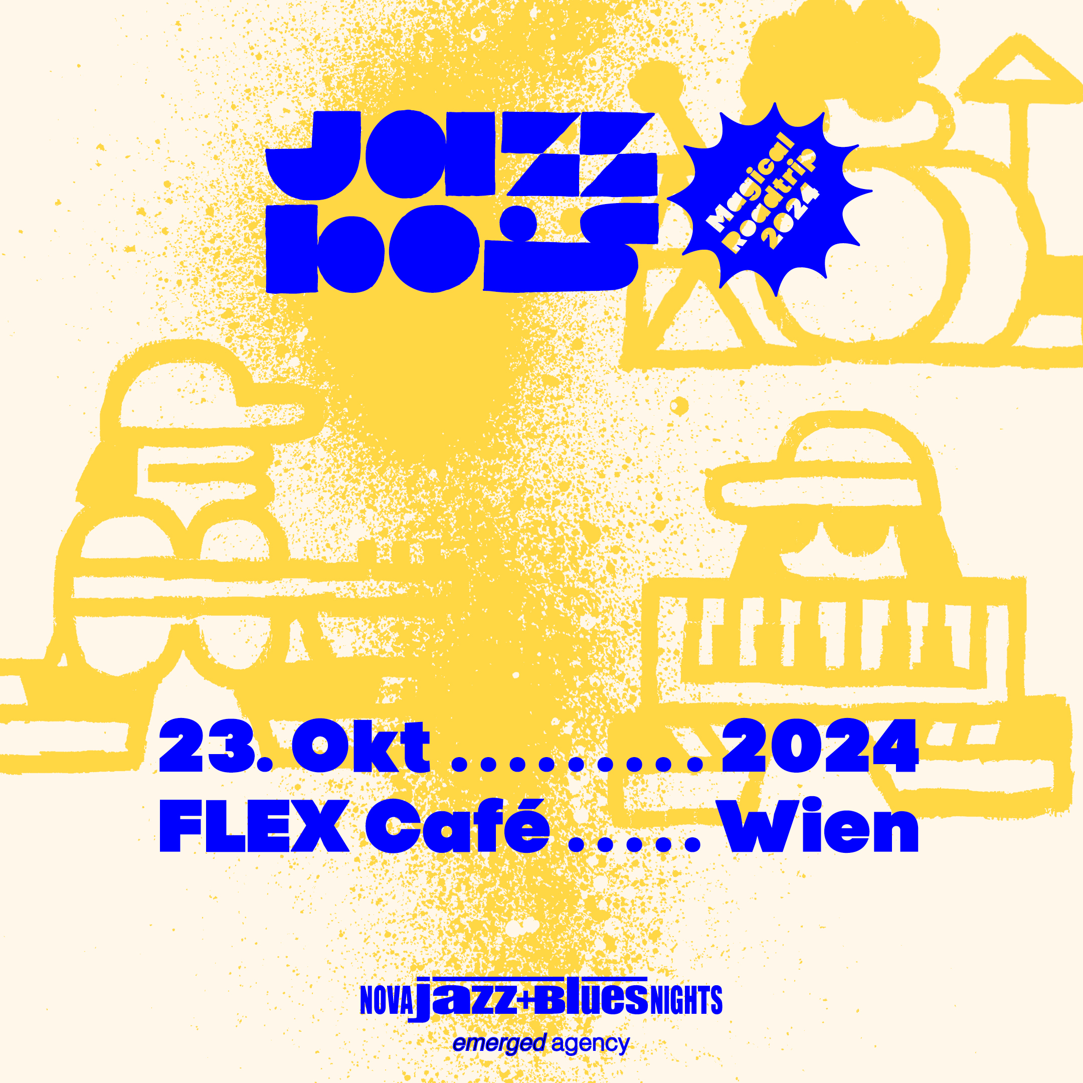 Jazzbois am 23. October 2024 @ Flex - Café.
