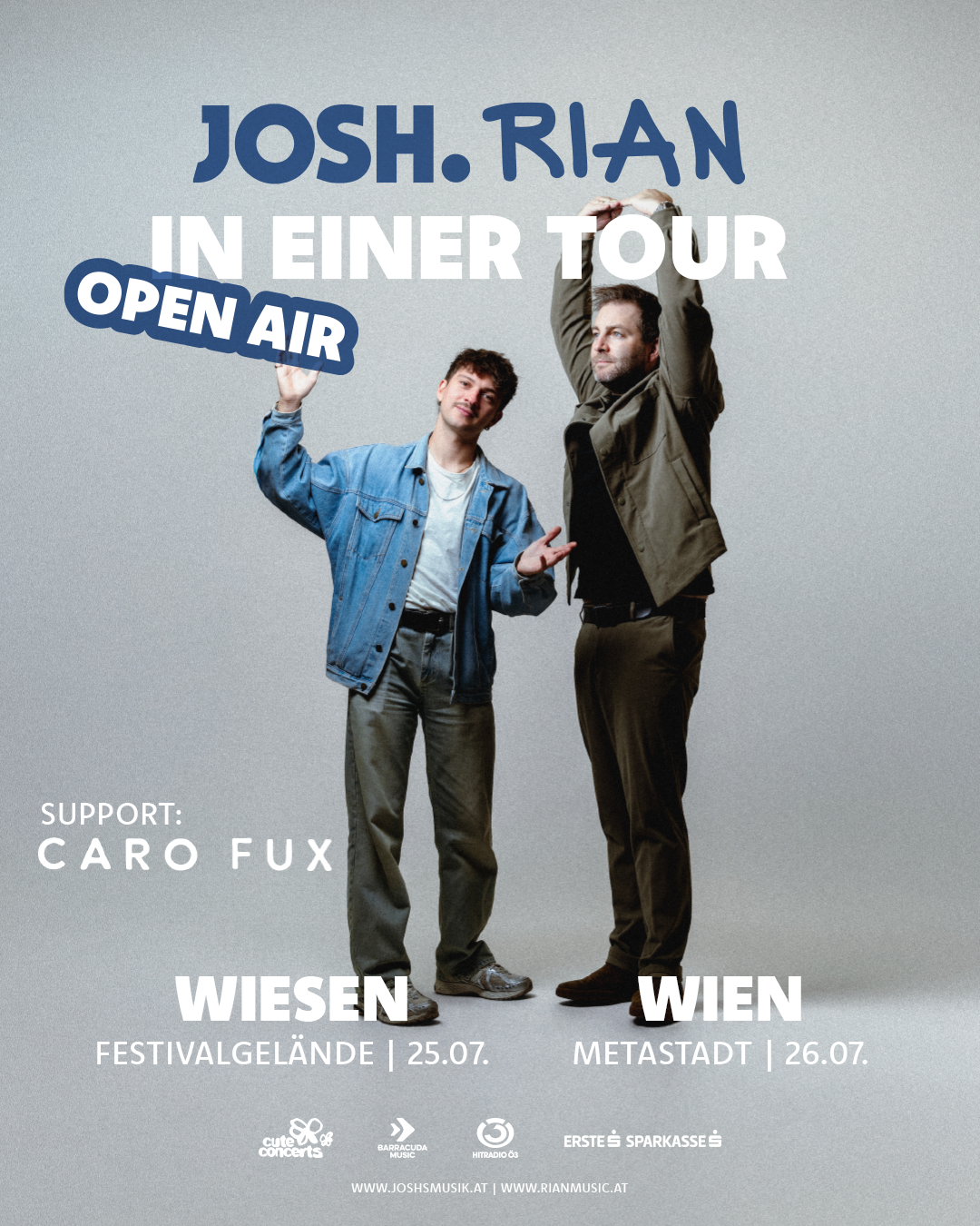 Josh. & RIAN am 26. July 2026 @ METAStadt.