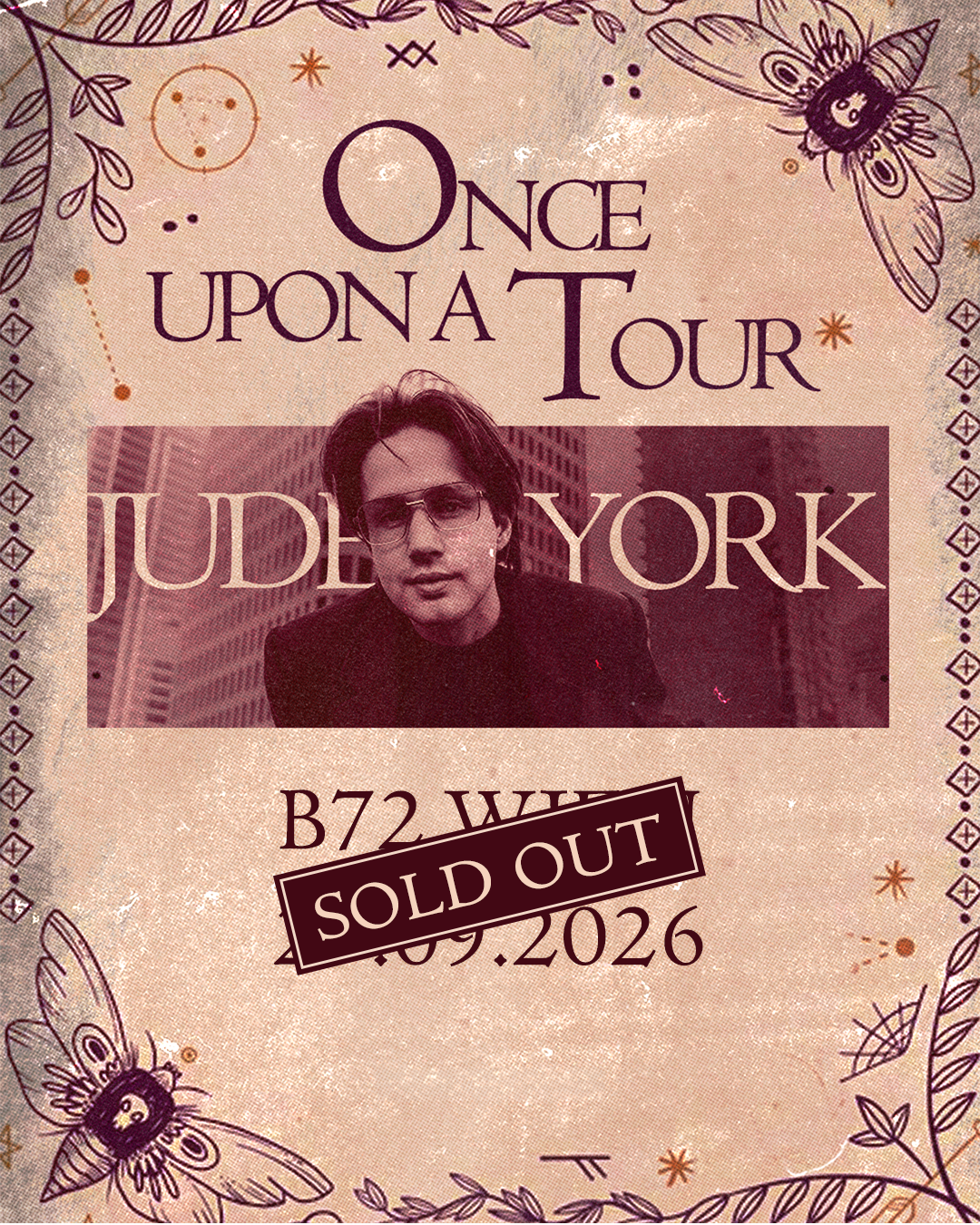Jude York am 29. September 2026 @ B72.