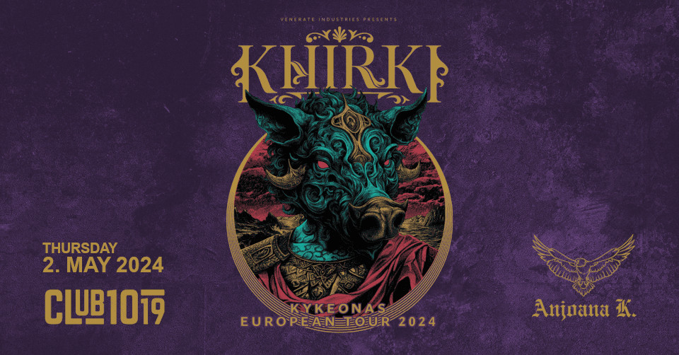 Khirki (GR) + Anjoana K. am 2. May 2024 @ Club 1019.