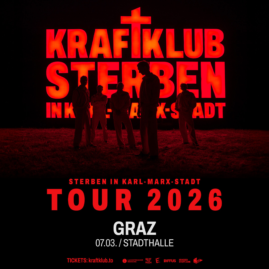 Kraftklub am 7. March 2026 @ Stadthalle Graz. Kraftklub am 7. March 2026 @ Stadthalle Graz.